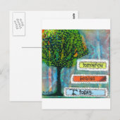 Morgen begint vandaag briefkaart (Voorkant / Achterkant)