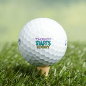 Morgen begint vandaag golfballen (Insitu Shirt)
