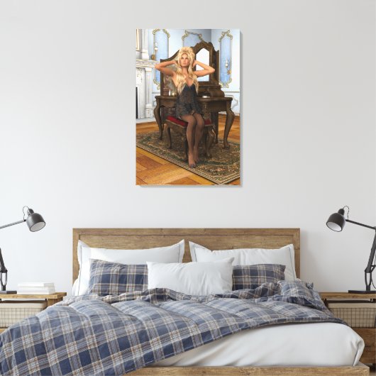 morgen canvas afdruk (Insitu (Slaapkamer))