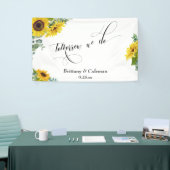 Morgen doen we Elegant Floral Rehearsal Dinner Spandoek (Beurs)
