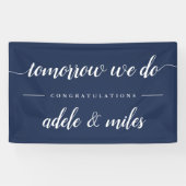 'Morgen doen we' repetitie Spandoek (Horizontaal)