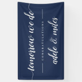 'Morgen doen we' repetitie Spandoek (Verticaal)