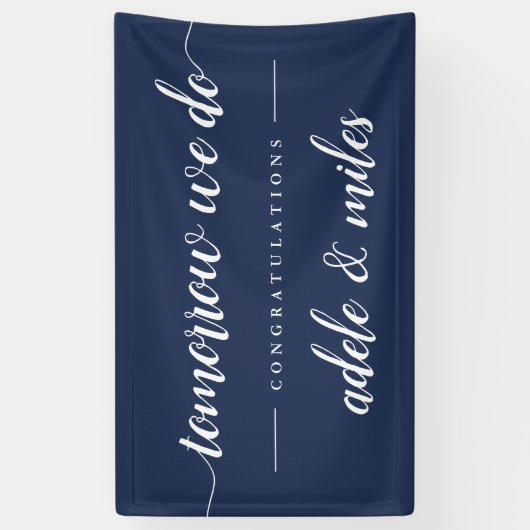 'Morgen doen we' repetitie Spandoek (Verticaal)