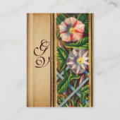 MORGEN GLORY MONOGRAM VISITEKAARTJE (Achterkant)