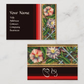 MORGEN GLORY MONOGRAM VISITEKAARTJE (Voorkant / Achterkant)