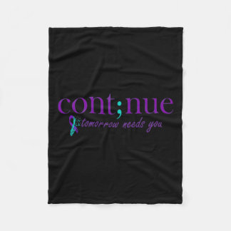 Morgen heb je mondgezondheid zelfbewustzijn nodig fleece deken