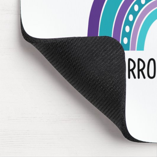 Morgen heb je Semicolon Rainbow Suicide Preve nodi Muismat (Hoek)