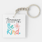 Morgen heb je Vriendelijk nodig Sleutelhanger (Achterkant)