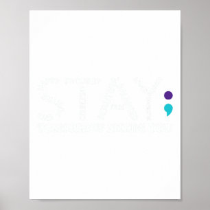 Morgen heb je zelfmoordpreventie nodig poster