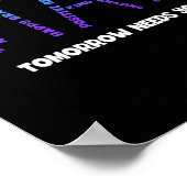 Morgen heb je zelfmoordpreventie nodig poster (Hoek)