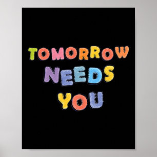 Morgen hebt u een maand van geestelijke gezondheid poster