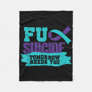 Morgen heeft je lichten nodig 988 Suïcidebewustzij Fleece Deken