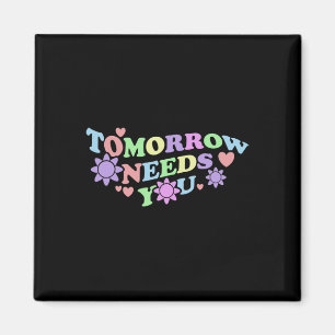 Morgen heeft je nodig - Suicide Awareness Flowers Magneet
