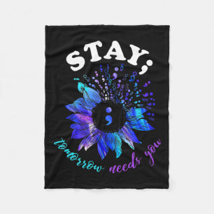 Morgen heeft je psychische problemen nodig fleece deken