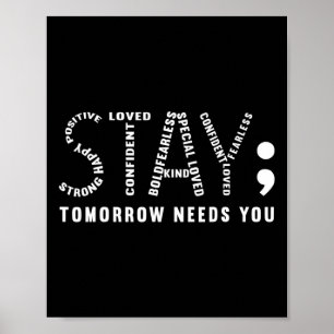 Morgen heeft je zelfmoordpreventie nodig v2 poster