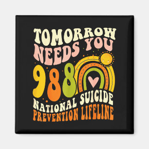 Morgen-heeft Jou Mentale Gezondheid-988 Zelfmoordp Magneet