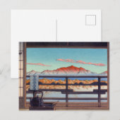 morgen in de aroyu spa shiobara door Kawase Hasui Briefkaart (Voorkant / Achterkant)