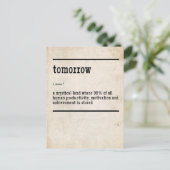 Morgen Inspirerend Briefkaart (Staand voorkant)