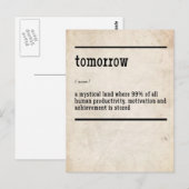 Morgen Inspirerend Briefkaart (Voorkant / Achterkant)