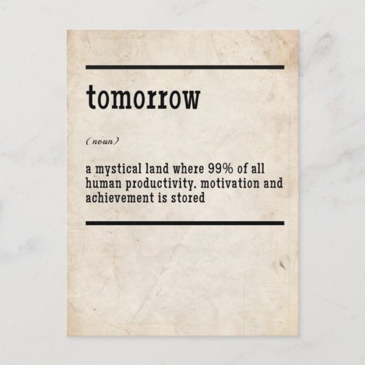 Morgen Inspirerend Briefkaart (Voorkant)