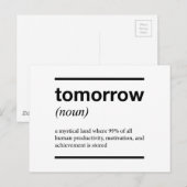 Morgen Inspirerend ontwerp Briefkaart (Voorkant / Achterkant)