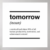 Morgen Inspirerend Poster (Voorkant)