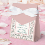 Morgen Is Altijd Bedankdoosjes<br><div class="desc">Favor Boxes 'Forever Begins Today' hebben een romantisch bloemendesign,  perfect voor elegante trouwfeesten,  bruidsuitnodigingen en tijdloze bruiloftsfavorieten.</div>