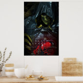 Morgen is de dood van je hand in je hand. poster (Keuken)