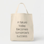 Morgen is de Success Grocery Canvas tas (Voorkant)