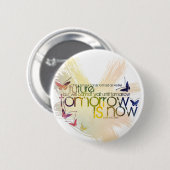morgen is ronde button 5,7 cm (Voorkant /achterkant)