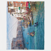 MORGEN OP DE GRAND CANAL Large Fleece Blanket Deken (Voorkant)