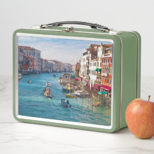 MORGEN OP DE GRAND CANAL Metal Lunchbox