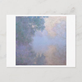 "MORGEN OP DE SEINE NEAR GIVERNY" CLAUDE MONET BRIEFKAART