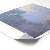 "MORGEN OP DE SEINE NEAR GIVERNY" CLAUDE MONET POSTER (Hoek)