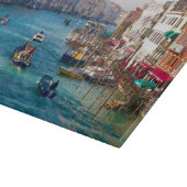 MORGEN OP HET KANAAL-Glazen KIESKUNT Snijplank (Hoek)