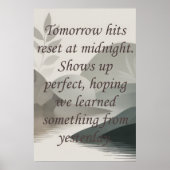 Morgen Poster (Voorkant)