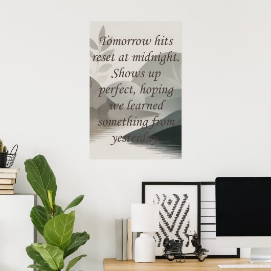 Morgen Poster (Thuiskantoor)