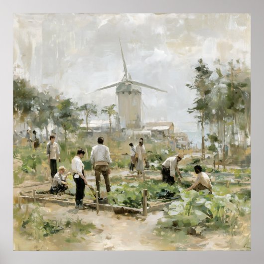 Morgen: samenwerken poster (Voorkant)