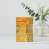 MORGEN STAR 2, MONOGRAM VISITEKAARTJE (Staand voorkant)