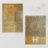 MORGEN STAR 2, MONOGRAM VISITEKAARTJE (Voorkant / Achterkant)