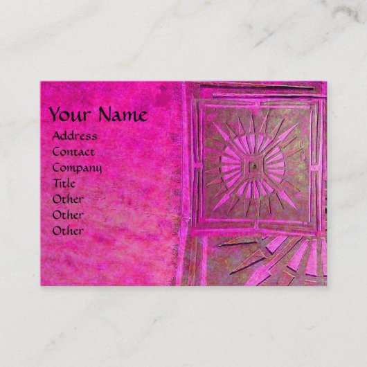 MORGEN STAR 2, MONOGRAM VISITEKAARTJE (Voorkant)