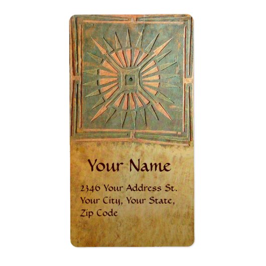 MORGEN STAR,groen,bruin geel Etiket (Voorkant)