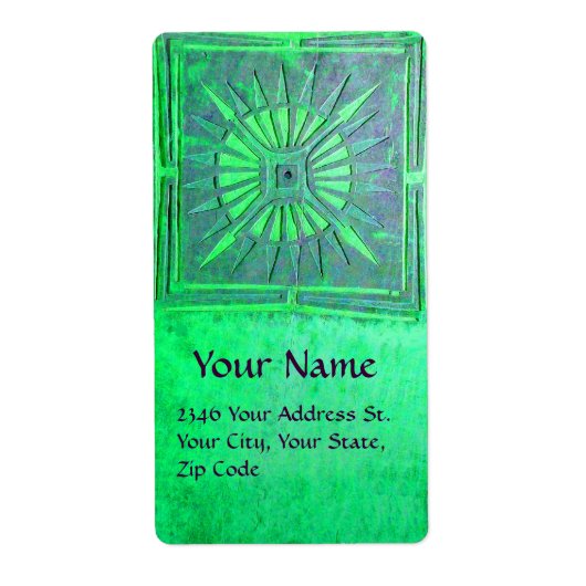 MORGEN STAR, groen Etiket (Voorkant)