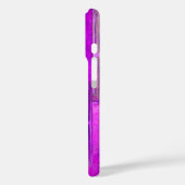 MORGEN STAR Paars zwart monogram Case-Mate iPhone Case (Achterkant / Links)