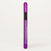 MORGEN STAR, Paars, zwart, monogram Case-Mate iPhone Case (Achterkant/rechts)