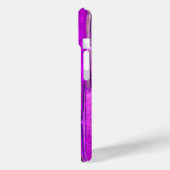 MORGEN STAR, Paars, zwart, monogram Case-Mate iPhone Case (Achterkant / Links)