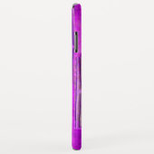 MORGEN STAR, Paars, zwart, monogram Case-Mate iPhone Case (Achterkant/rechts)