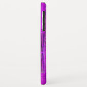 MORGEN STAR, Paars, zwart, monogram Case-Mate iPhone Case (Achterkant/links)