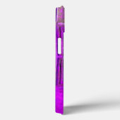 MORGEN STAR, Paars, zwart, violet monogram Case-Mate iPhone Case (Achterkant / Rechts)