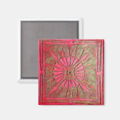MORGEN STAR, rood groen Magneet (Voorkant / Achterkant)
